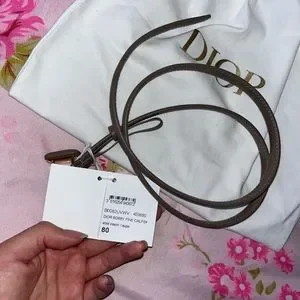 Dior | Accessories | Dior Bobby Belt In Taupe 8cmoriginal  display picture 1